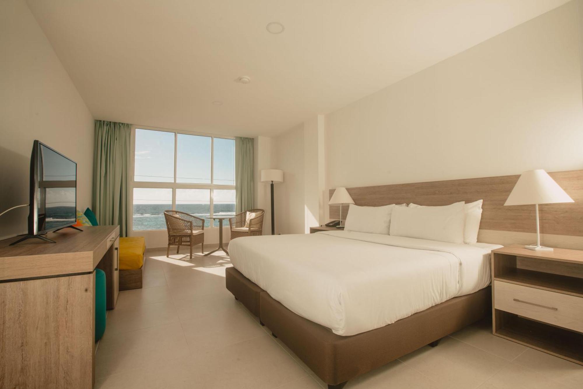 Quarto Standard com Cama de Casal ou 2 de Solteiro e Vista do Mar
